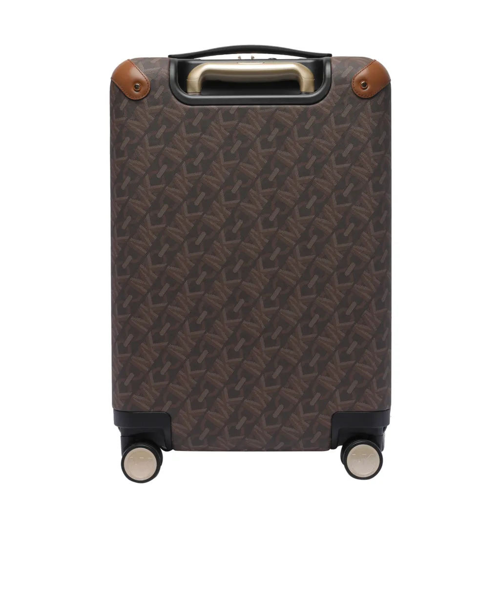 Monogram Print Suitcase