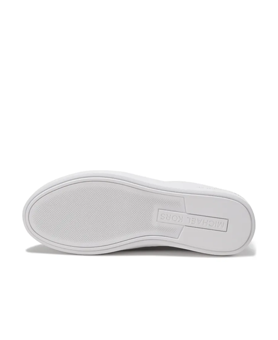 Logo-Charm Leather Sneakers