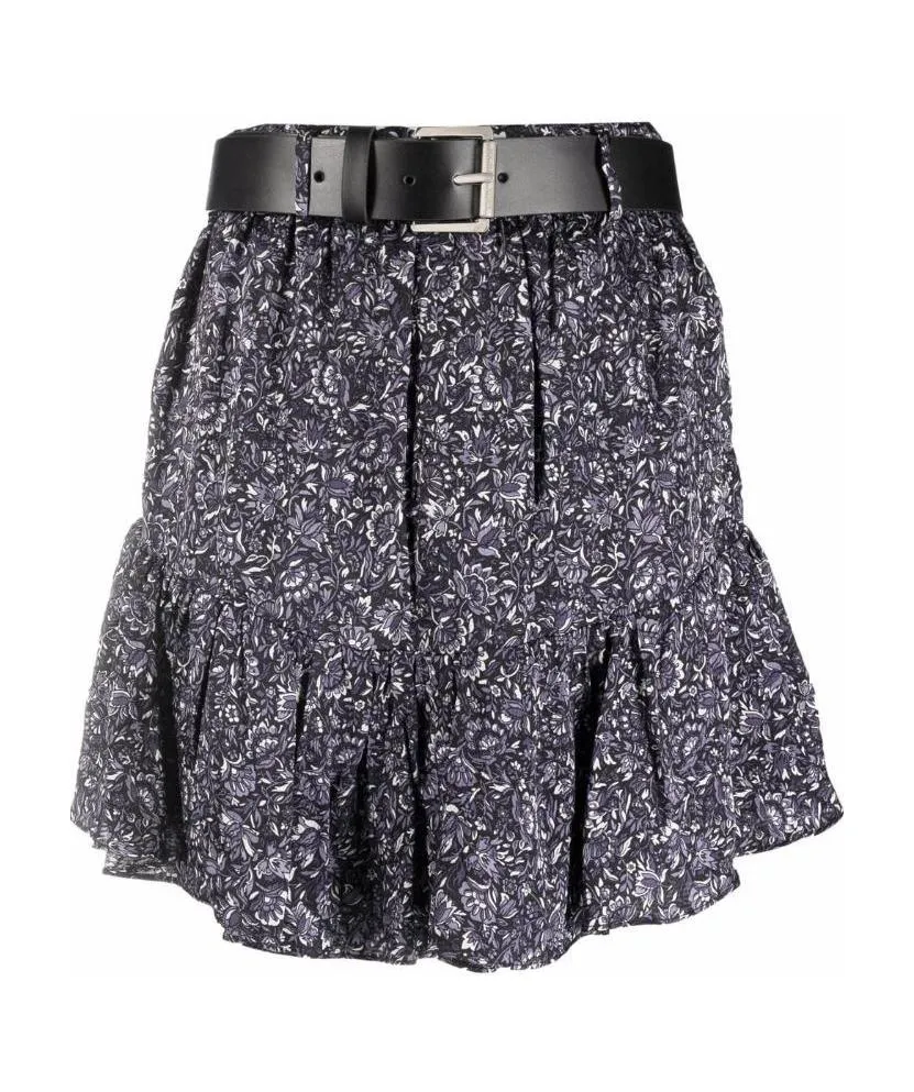Belted-Waist Skirt