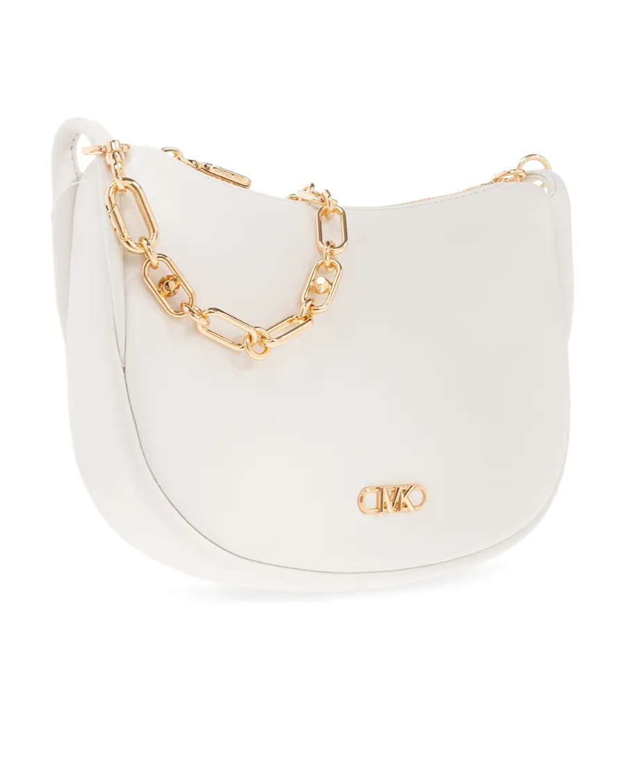 Logo-Plaque Leather Tote Bag