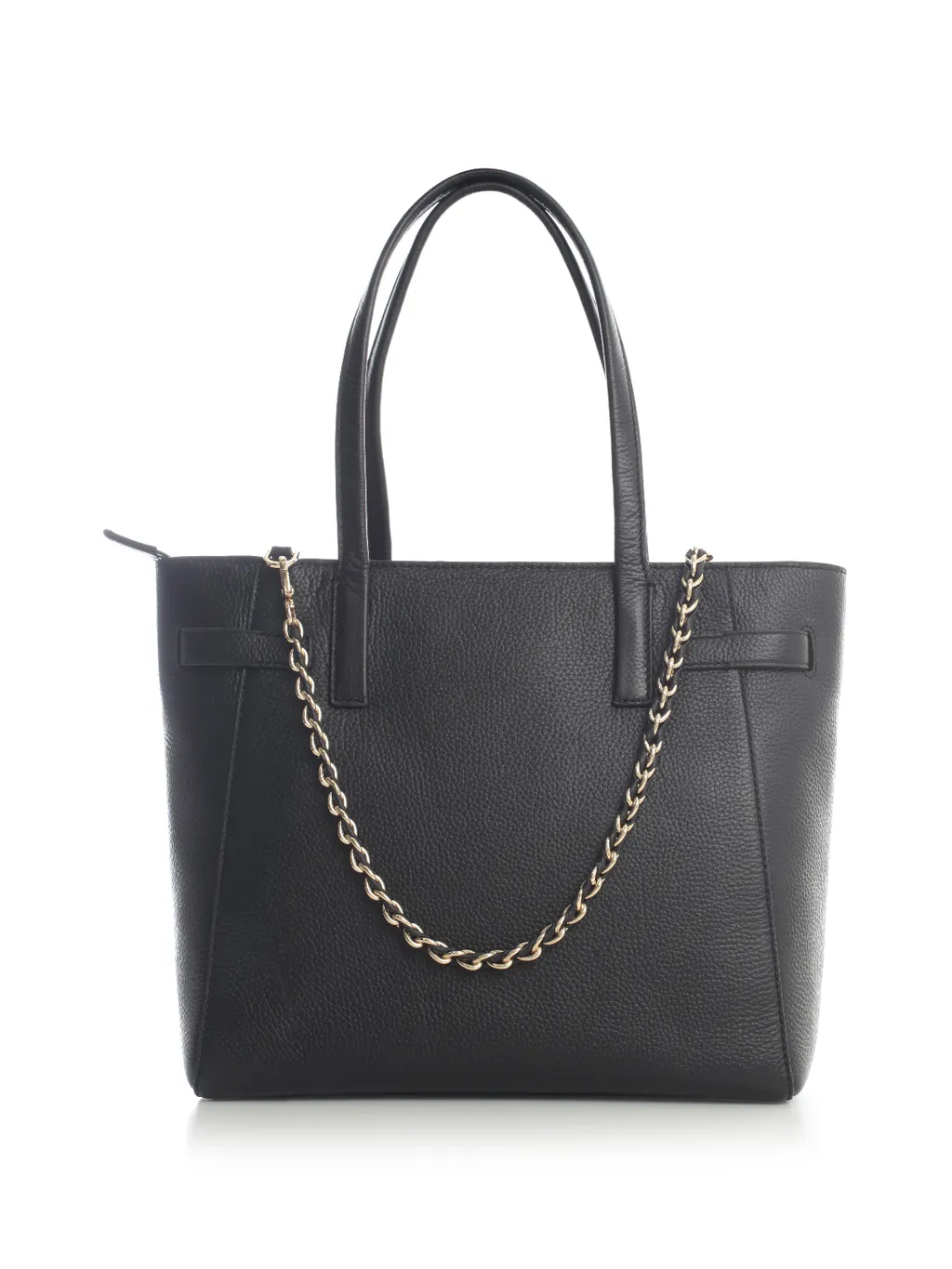 Carmen Pebbled-Leather Tote Bag