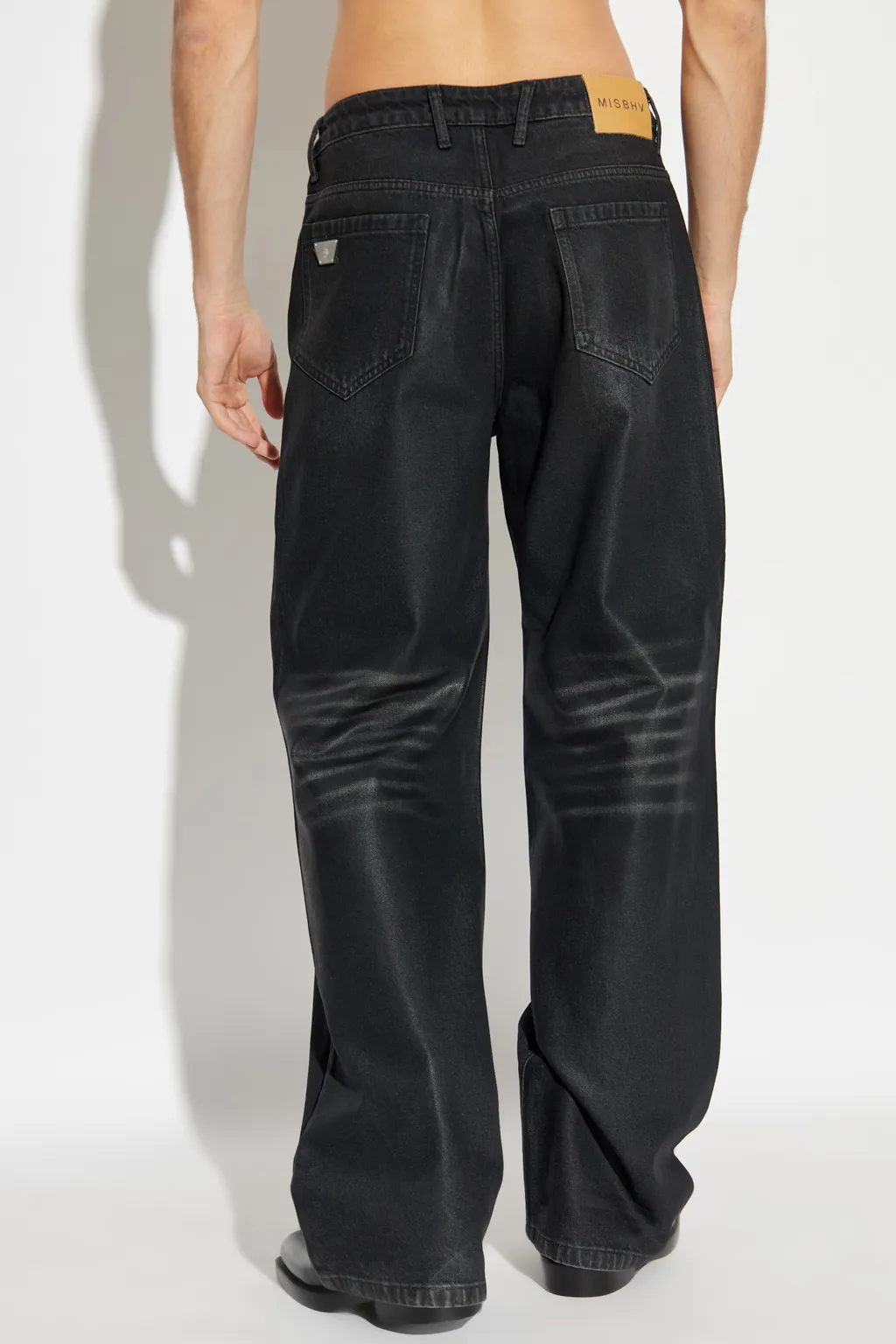 Misbhv Austin Logo Plaque Jeans