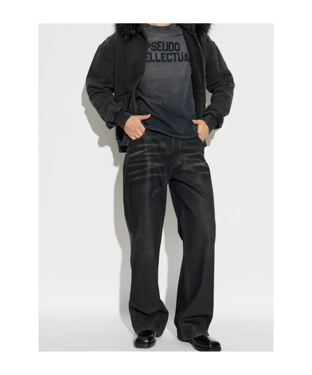 Misbhv Austin Logo Plaque Jeans