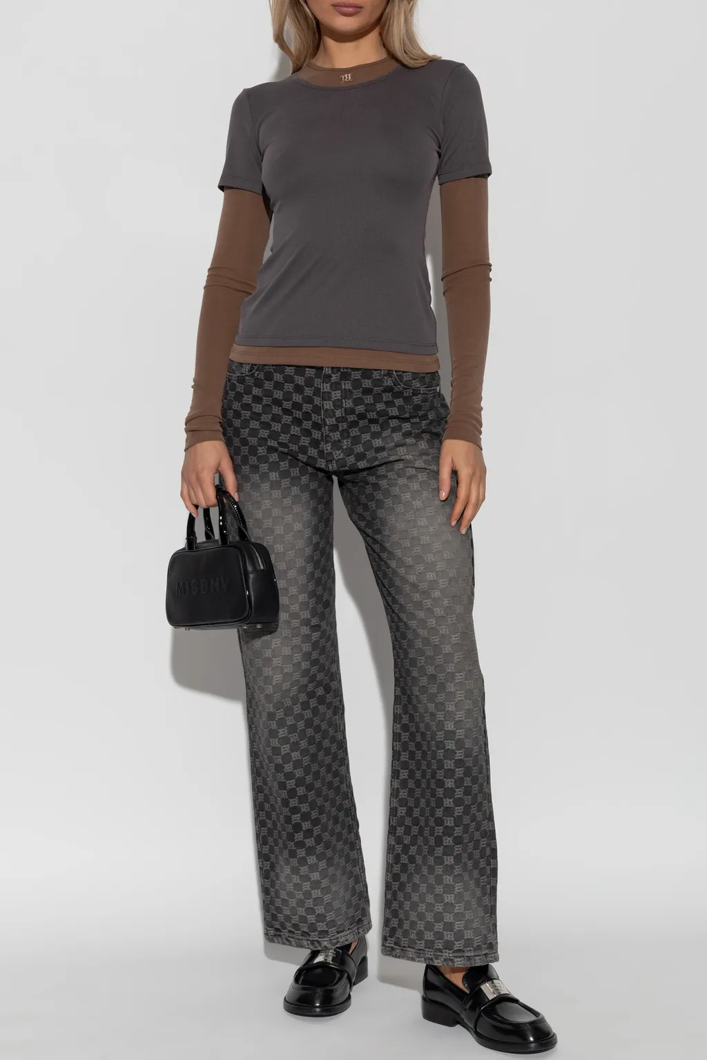 Double-Layer Color-Block T-Shirt