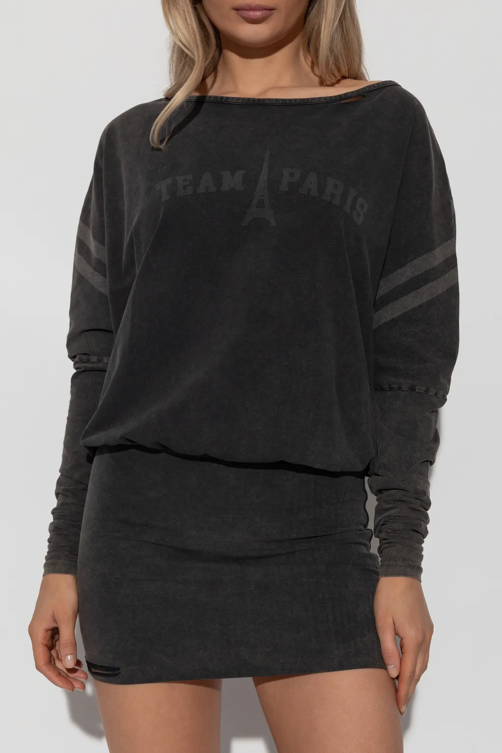 Team Paris Long-Sleeved Mini Dress
