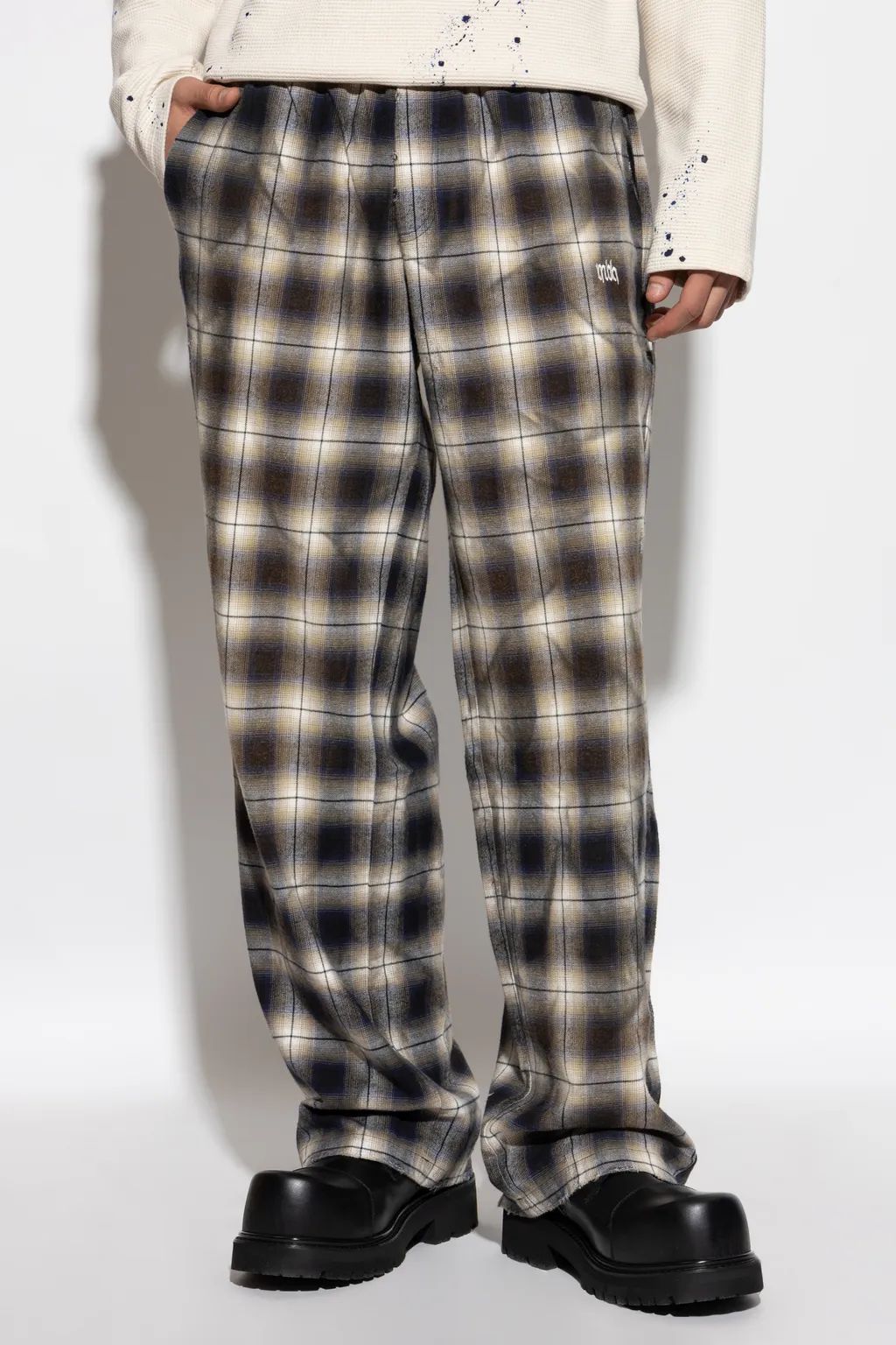 Plaid Casual Pants