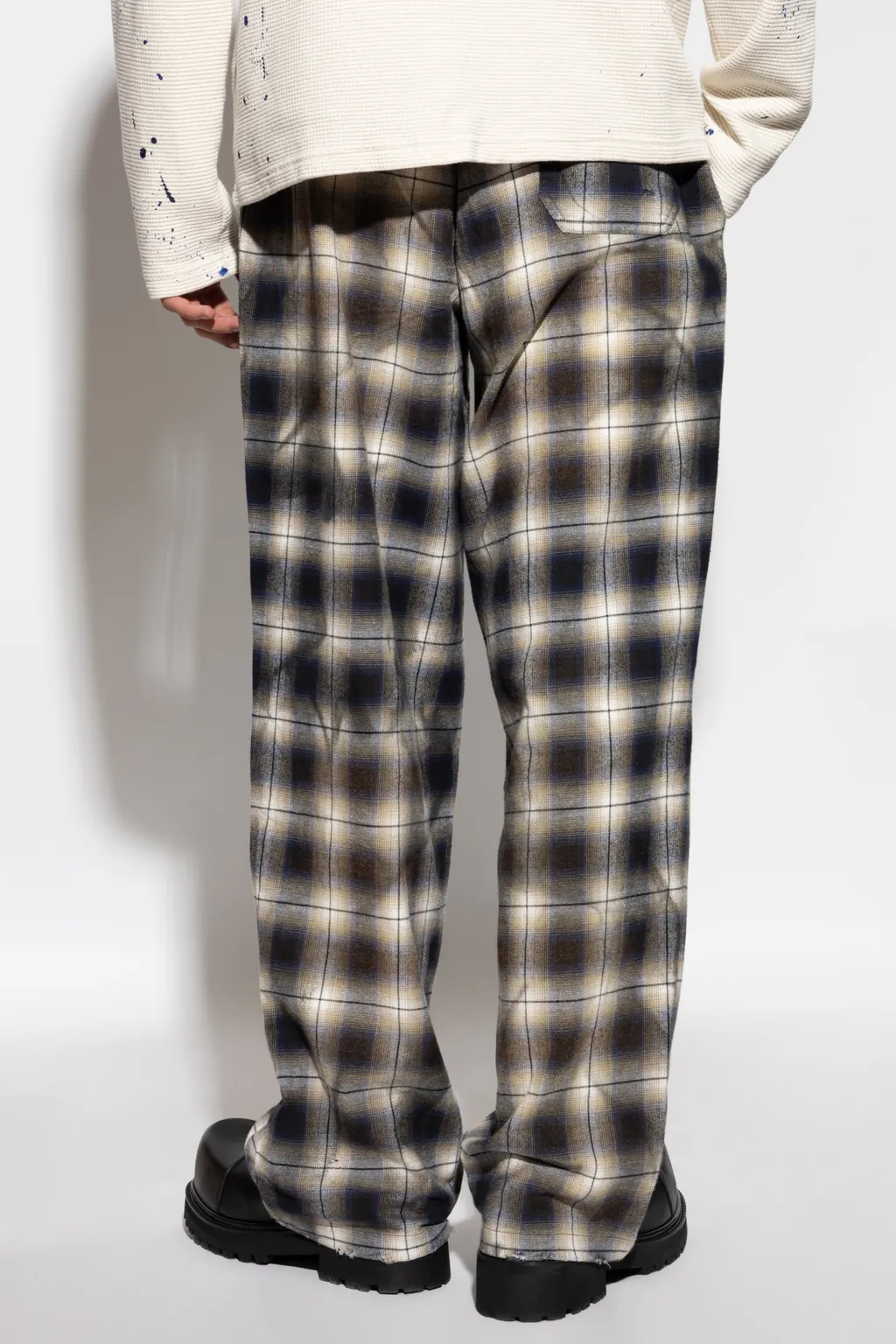 Plaid Casual Pants