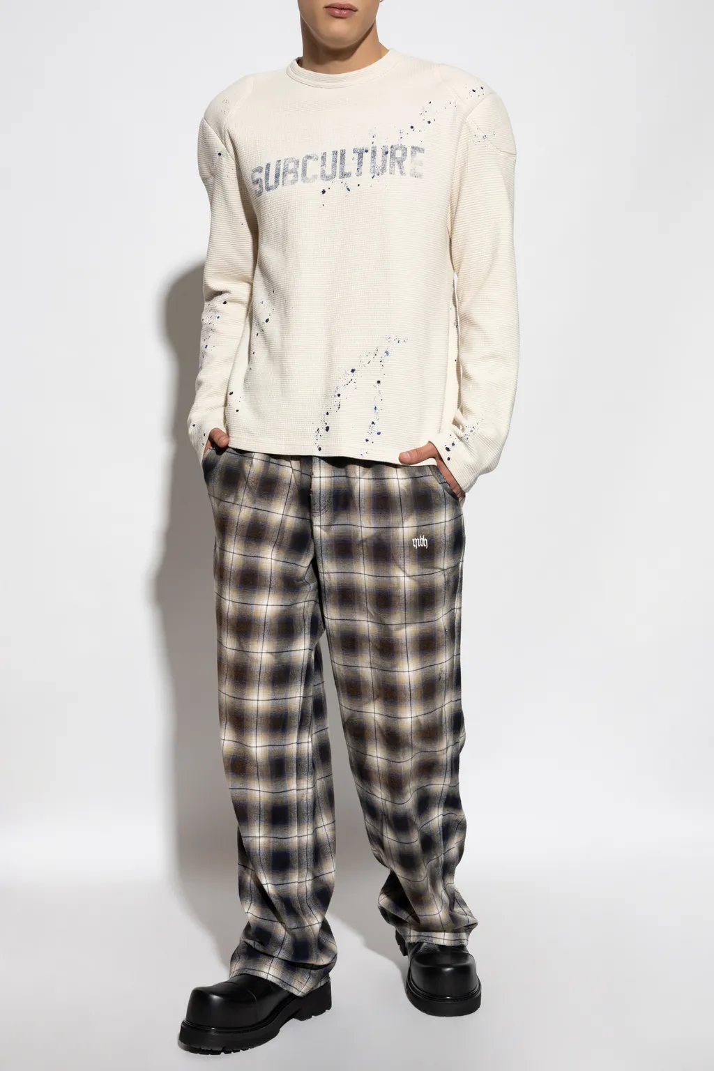 Plaid Casual Pants