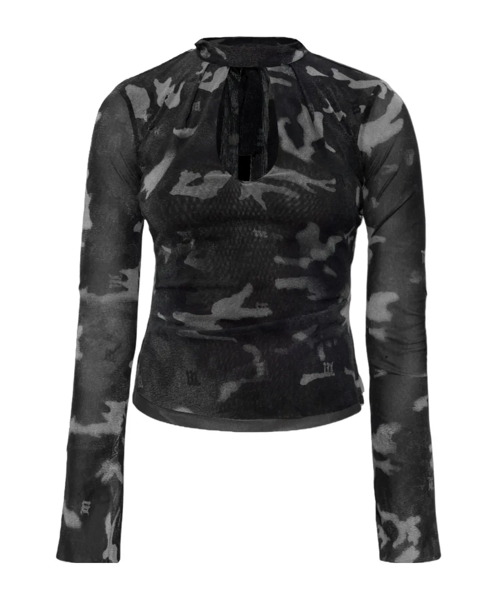 Transparent Printed Hoodie