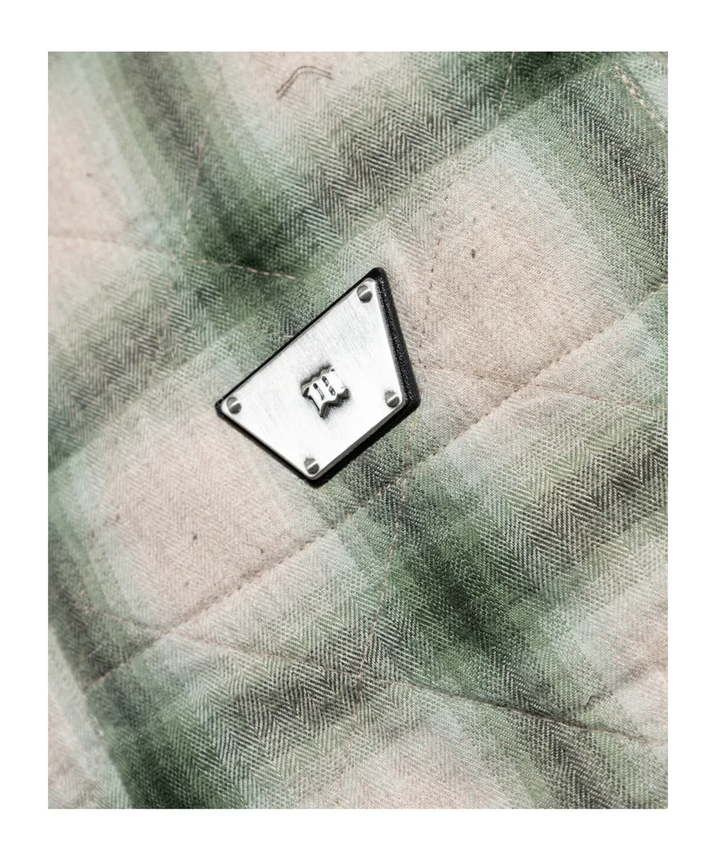 Quilted Plaid Shirt