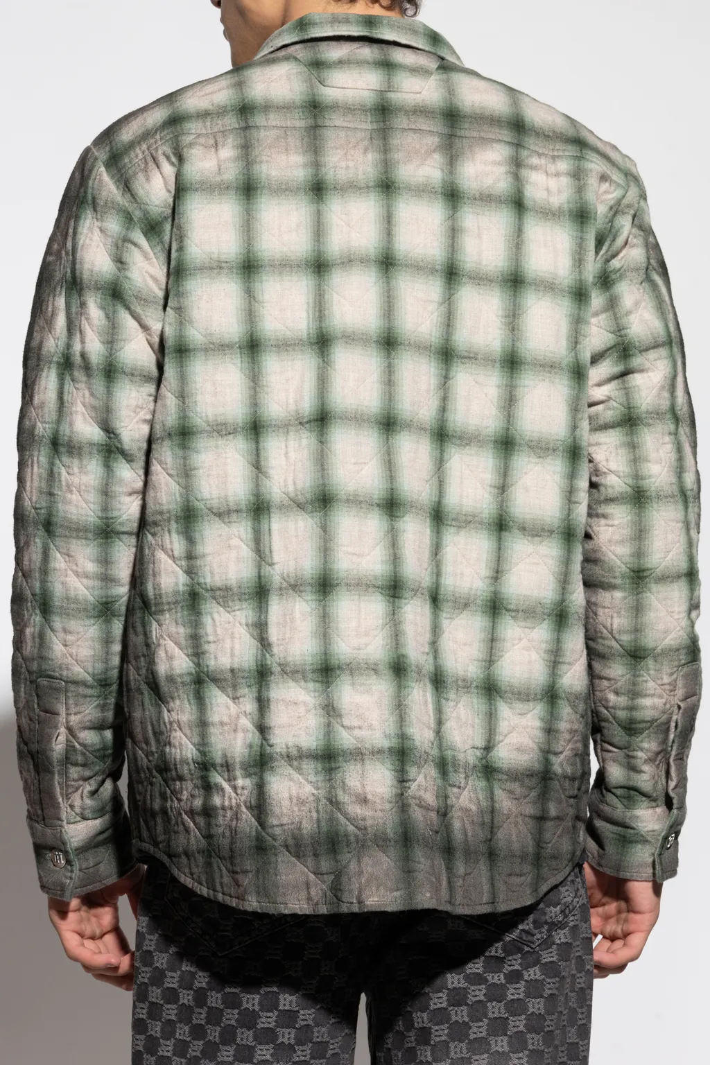 Quilted Plaid Shirt