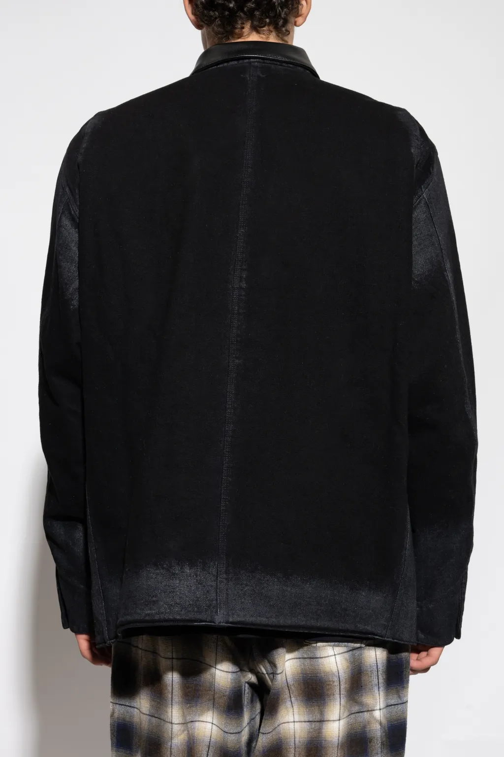 Embossed Patch Denim Jacket
