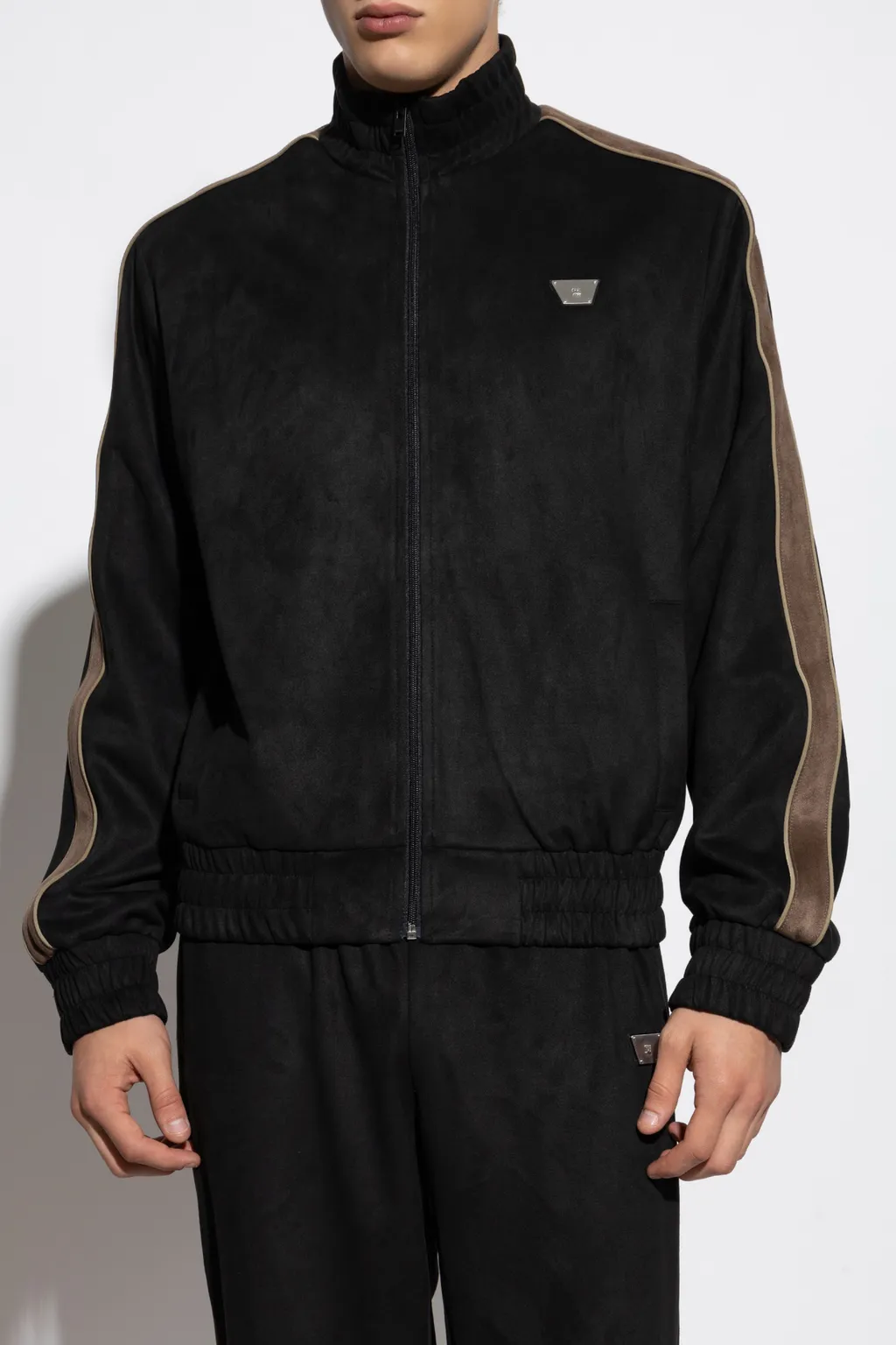 Stand Collar Zipper Casual Jacket