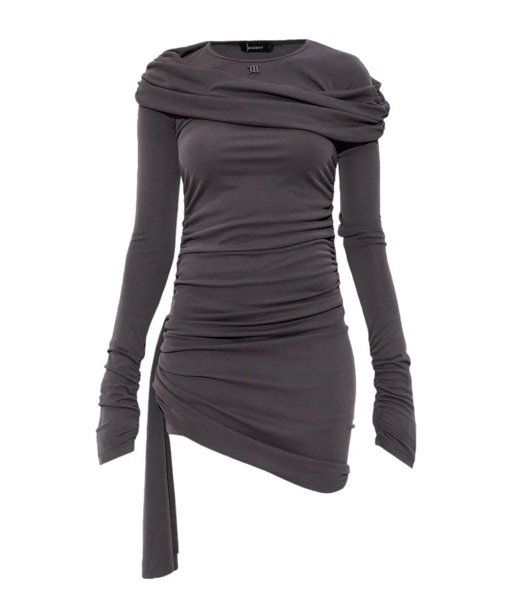 Draped Ruched Dress