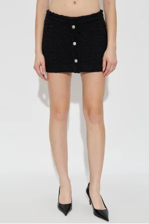 Bouclé Mini Skirt