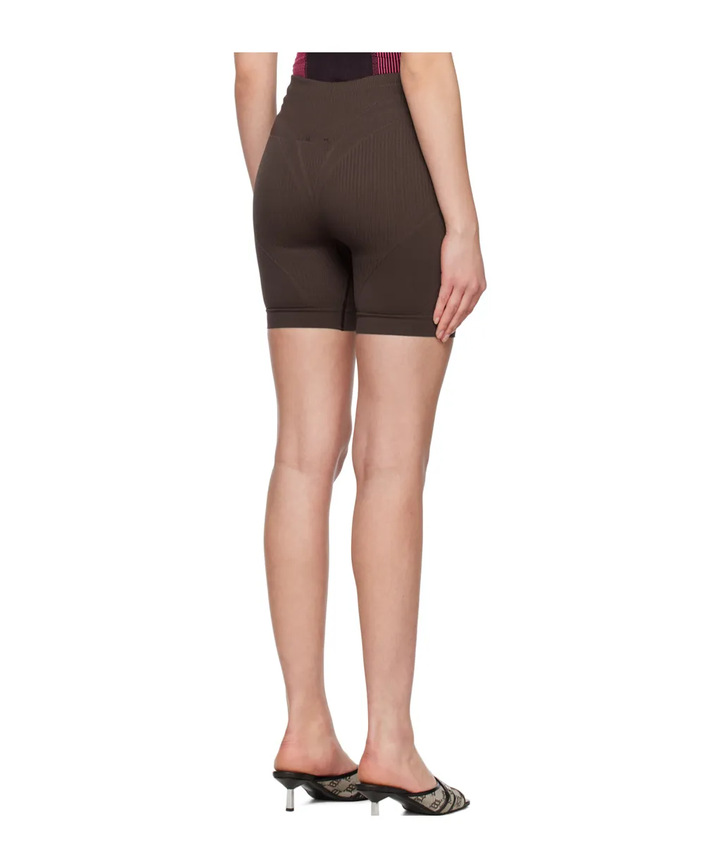 Ribbed Elastic Shorts