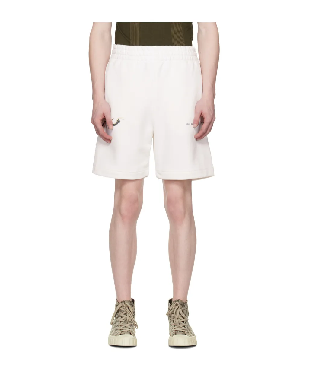 Elastic Looped Fabric Shorts