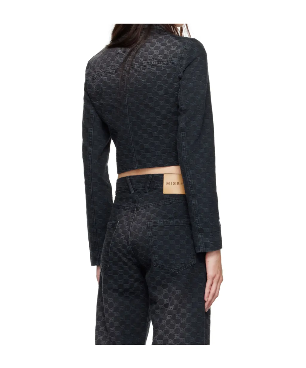 Jacquard Cropped Jacket