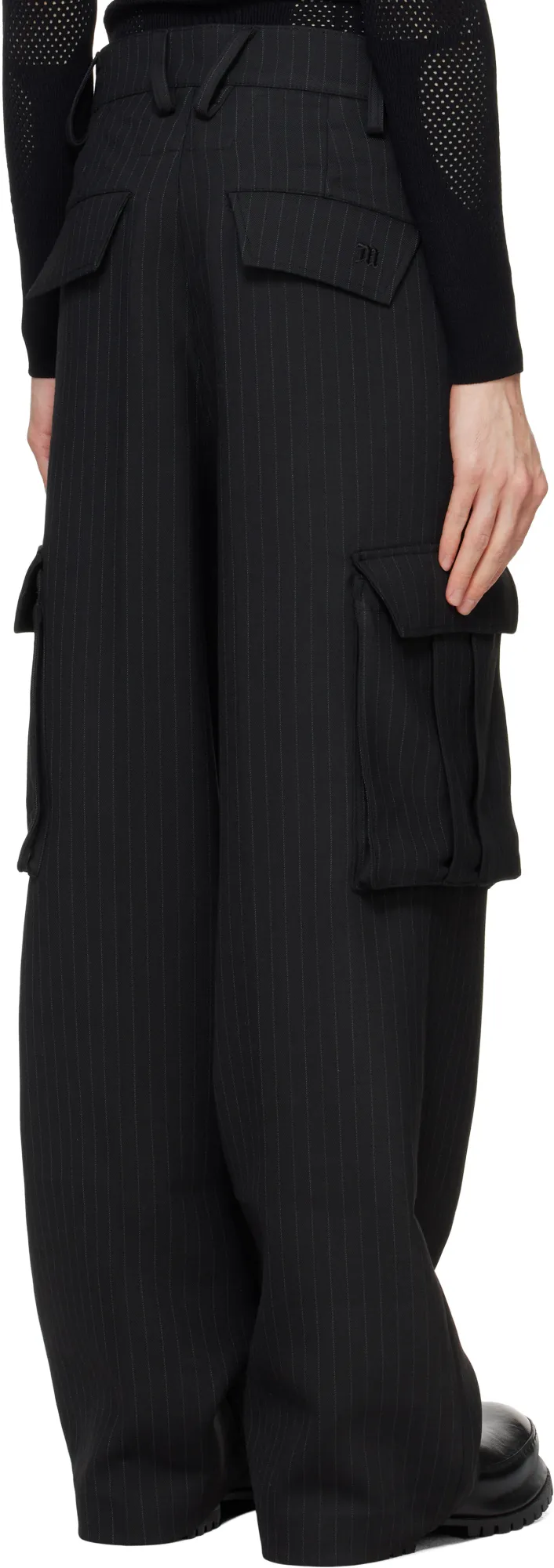 Office Pinstripe Tailored Trousers