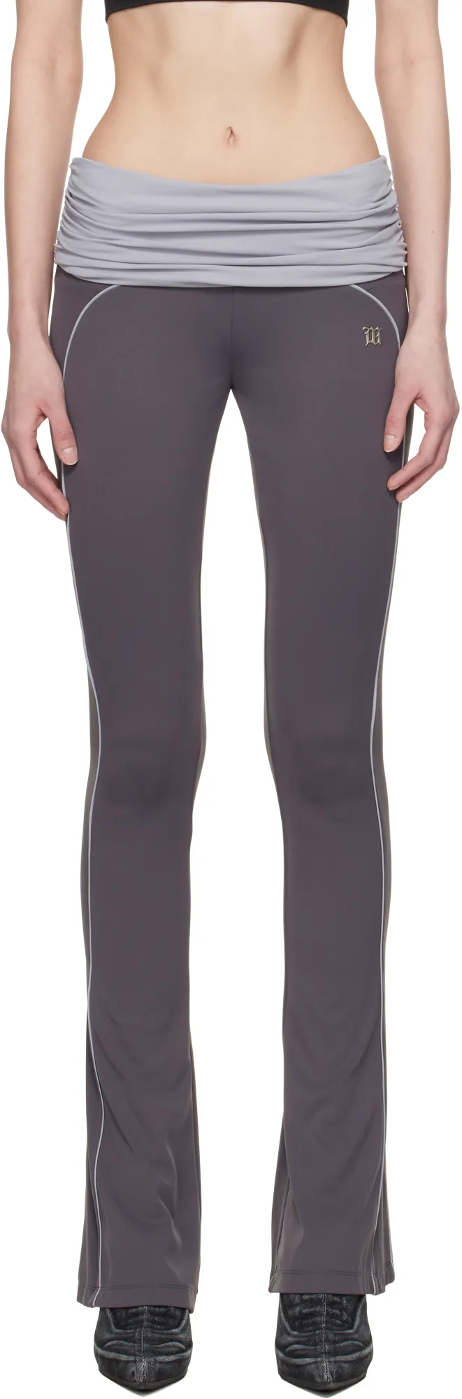 Ray Lycra Flared Wrapped Sport Pants