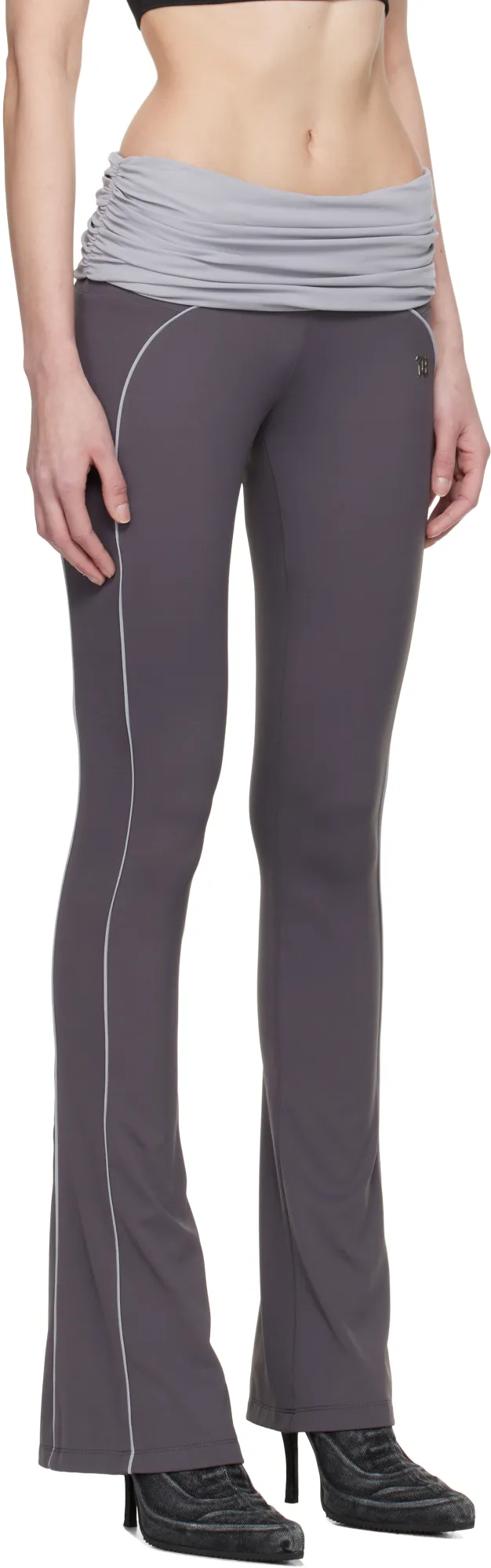 Ray Lycra Flared Wrapped Sport Pants