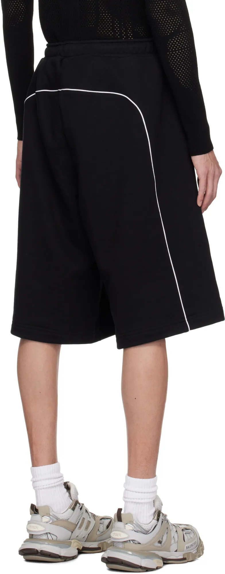 Wide-Leg Terry Short