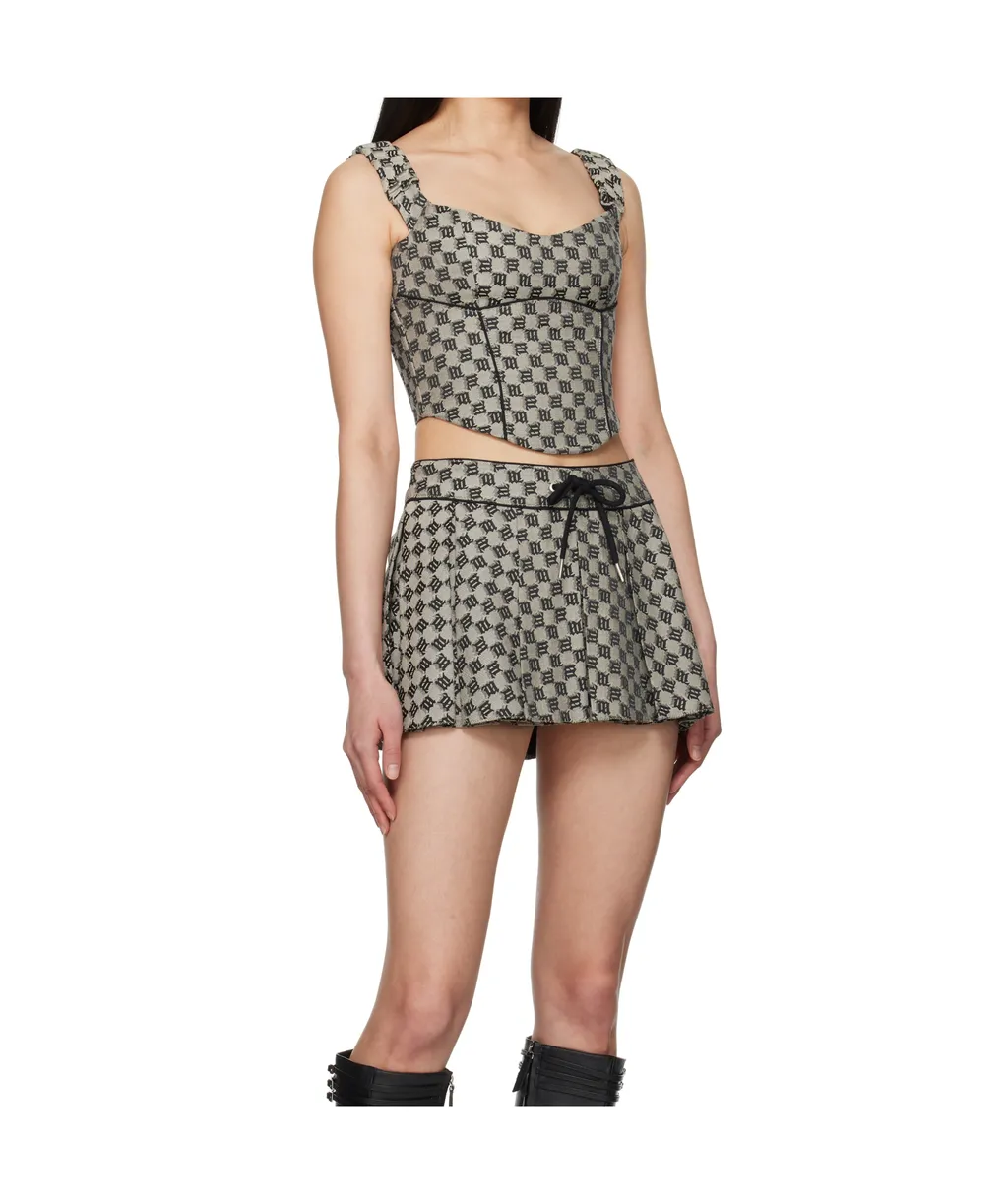 Monogram Corset Top
