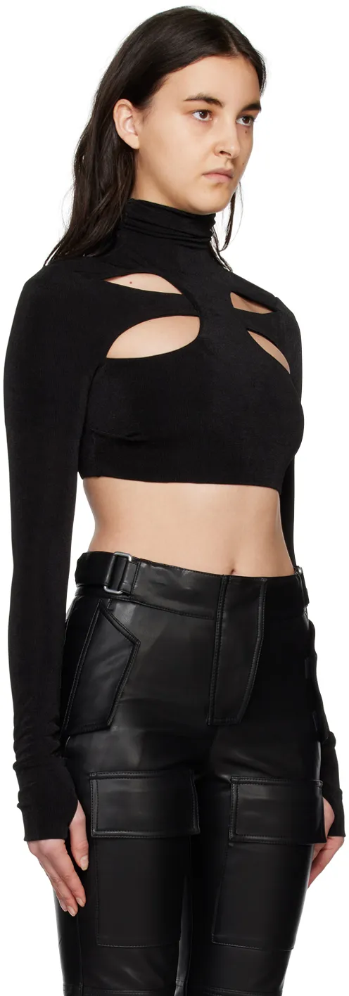 High-Neck Long-Sleeved Sweater
