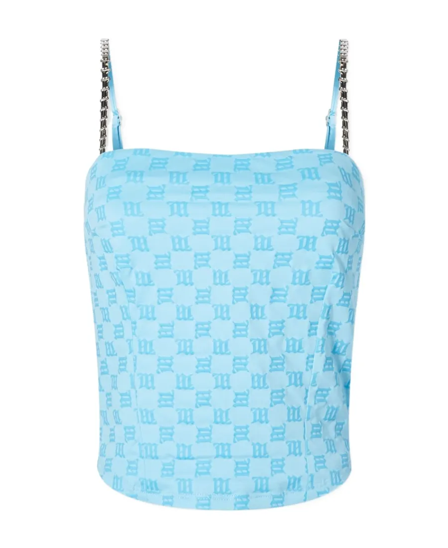 Fine Shoulder Strap Sling With Embroidered Characters
