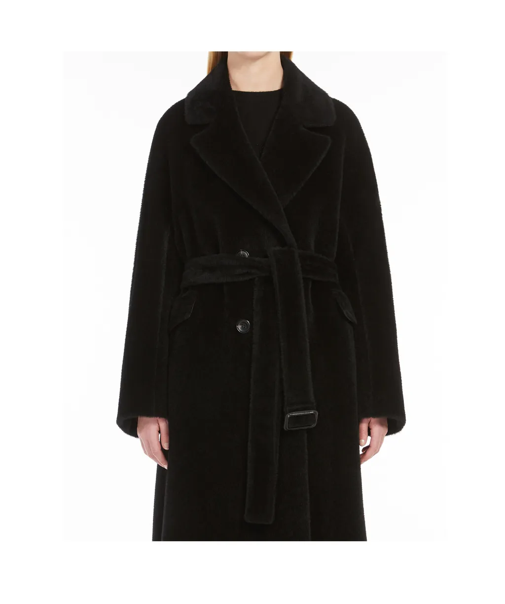 Double-Breasted Belted Coat