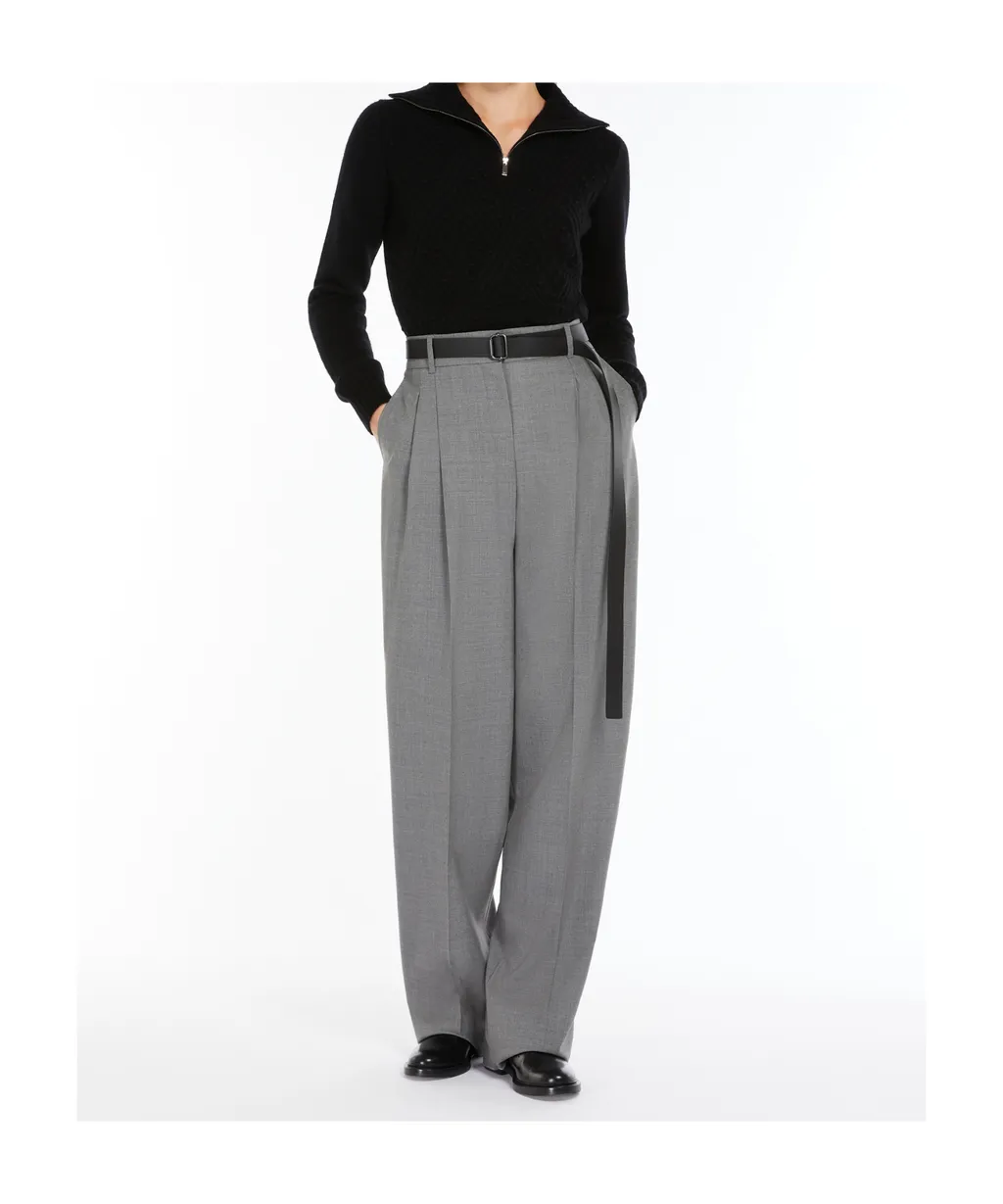 Semi-Zipper Cashmere Sweater