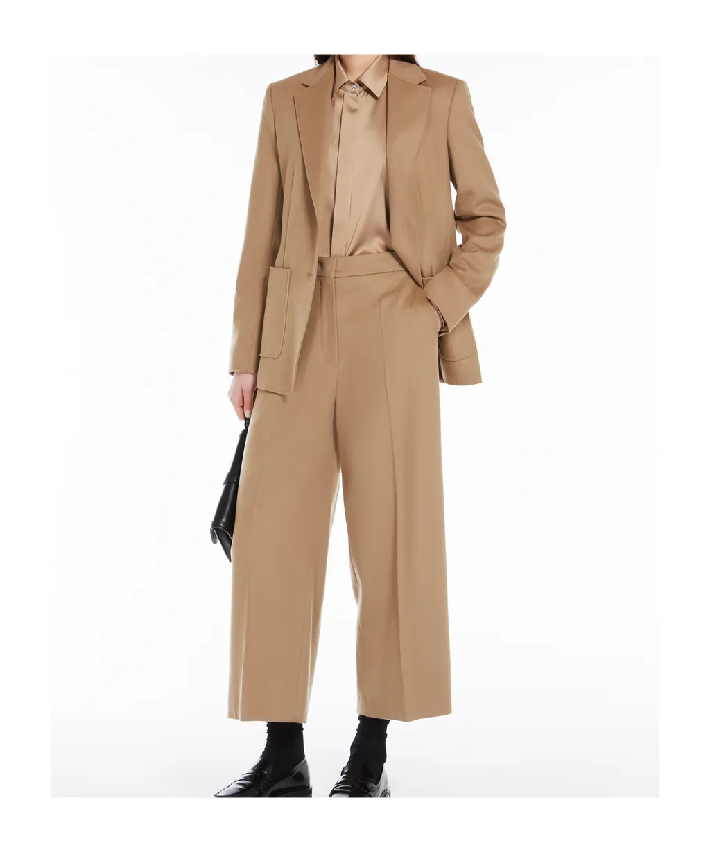 High Waist Wide Leg Trousers