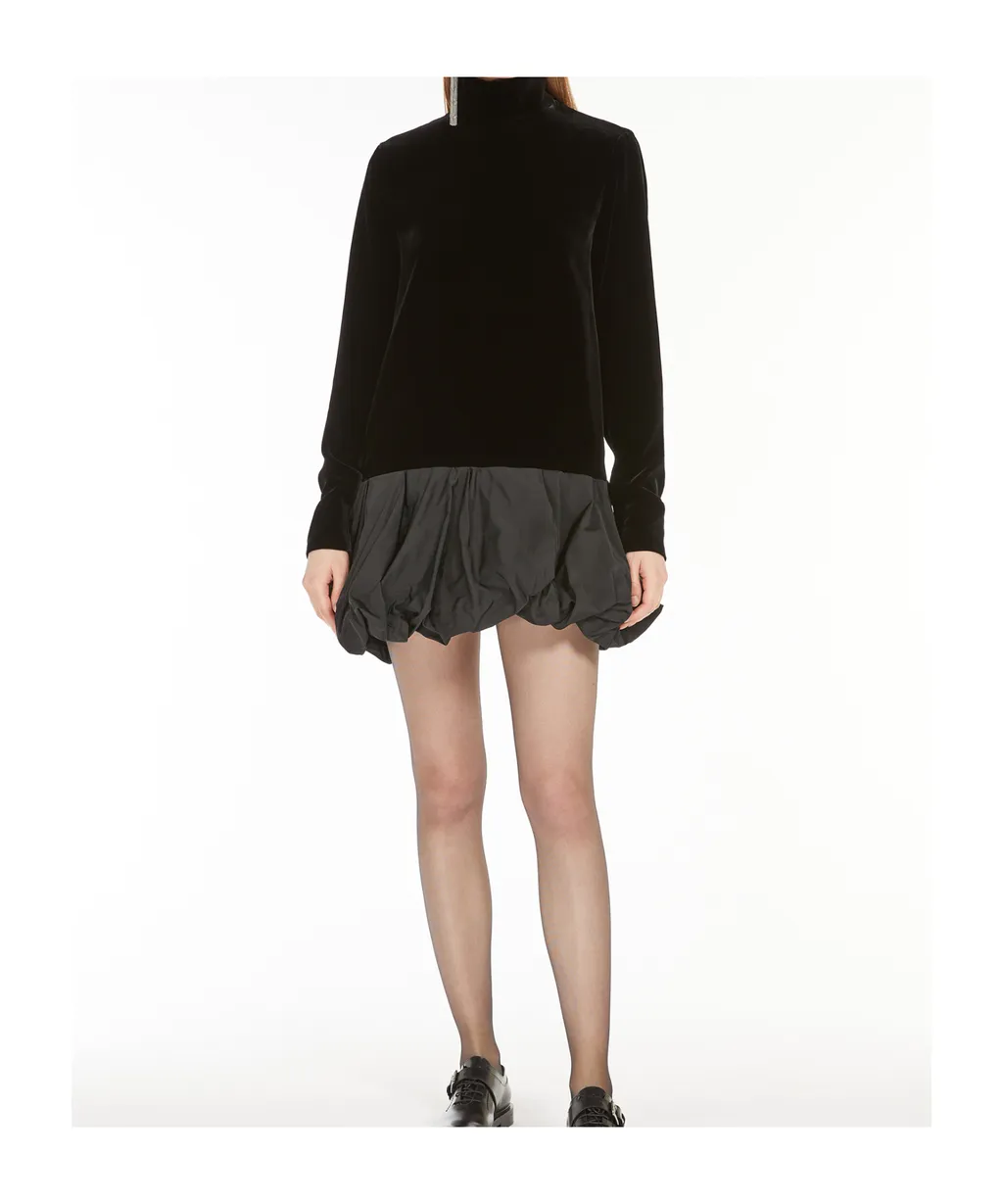 Pianoforte Osso Velvet Mini Dress