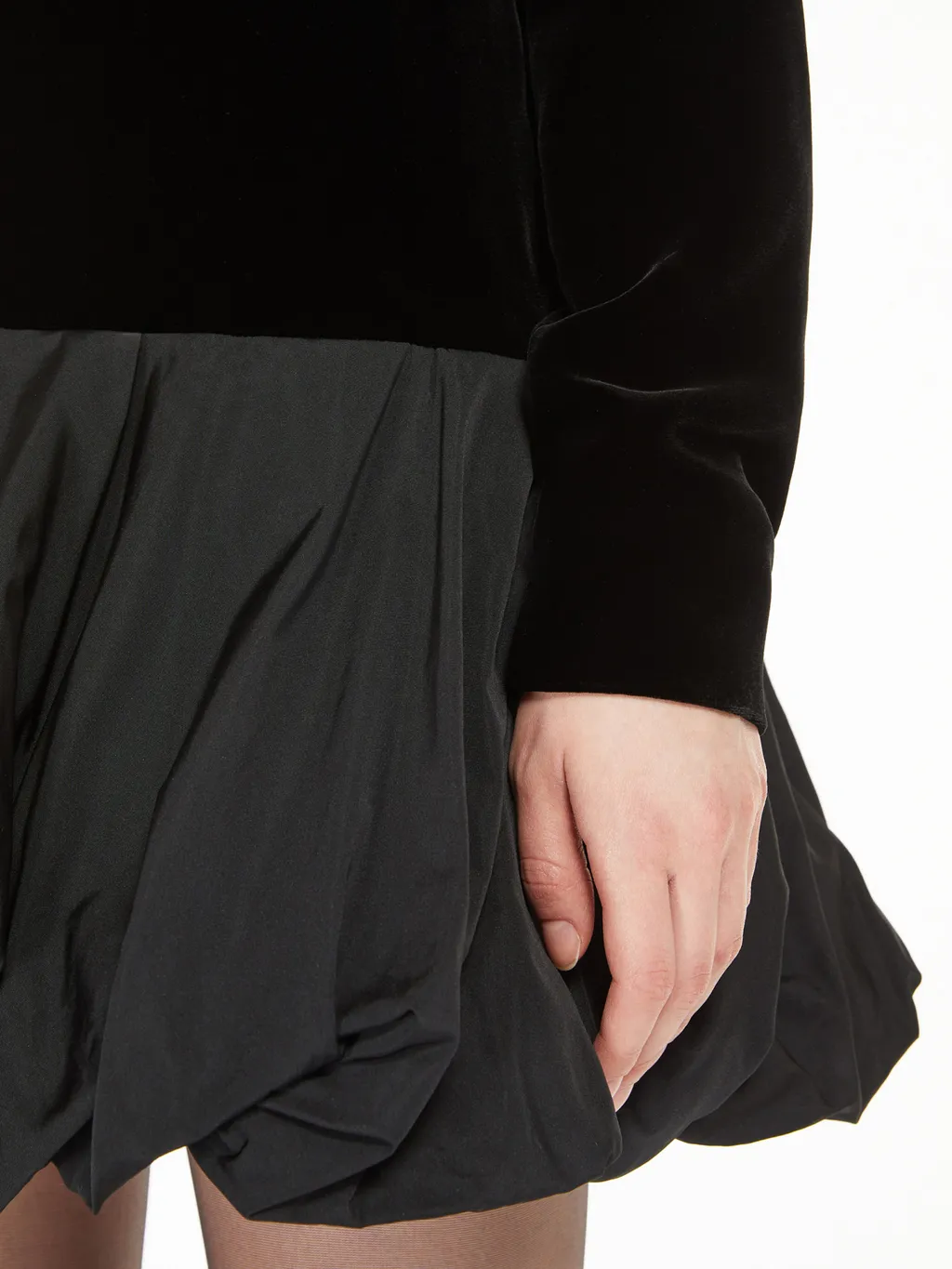 Pianoforte Osso Velvet Mini Dress