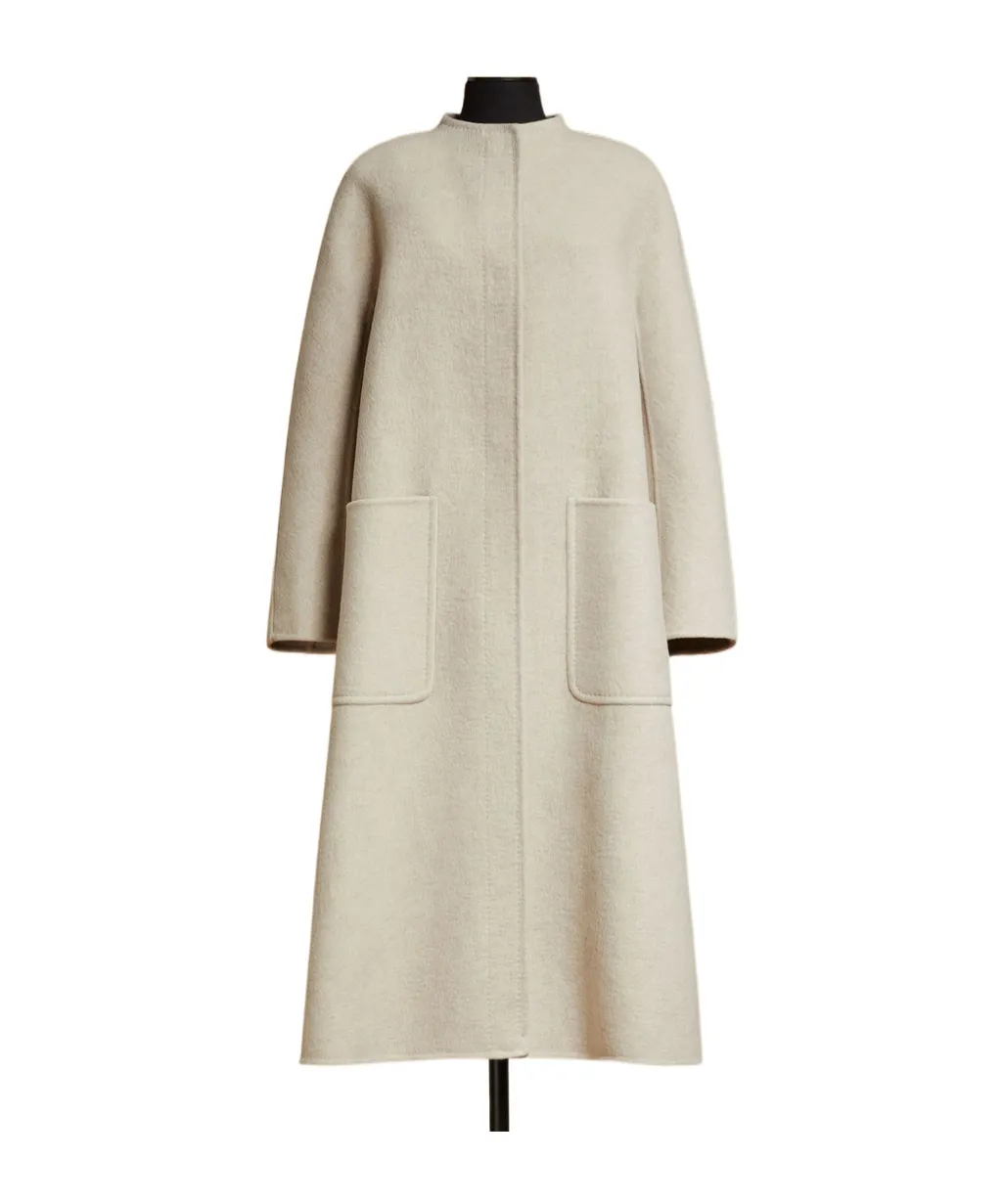 Atelier Crewneck Long-Sleeved Coat