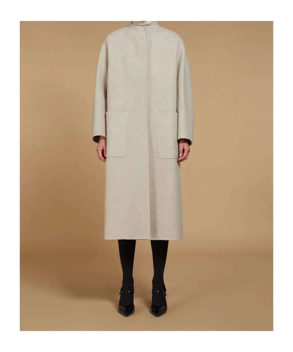 Atelier Crewneck Long-Sleeved Coat