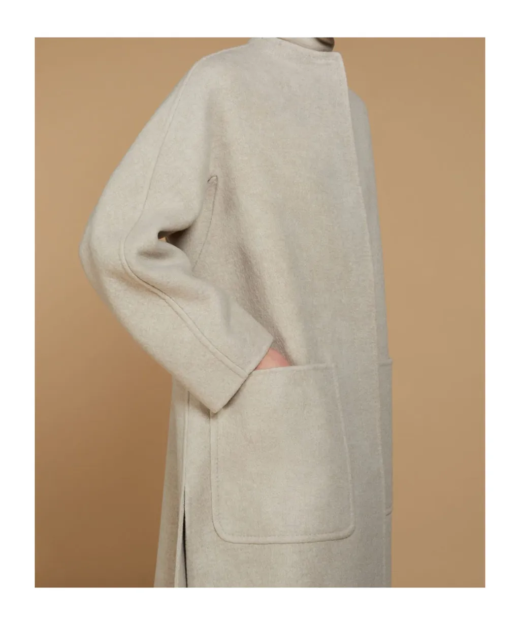 Atelier Crewneck Long-Sleeved Coat