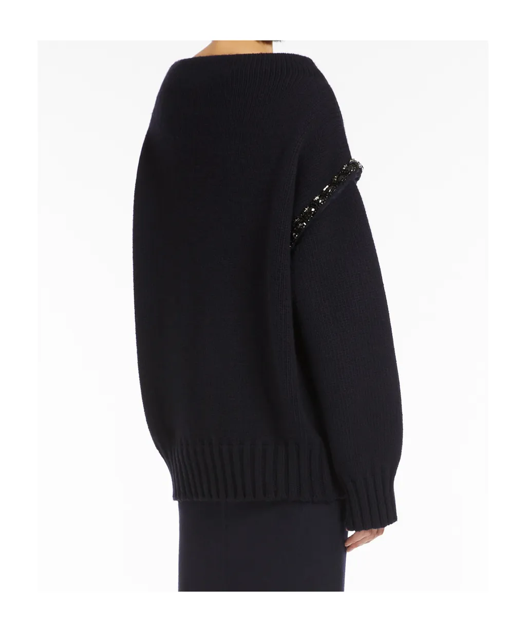 Embellished High Neck Jumper