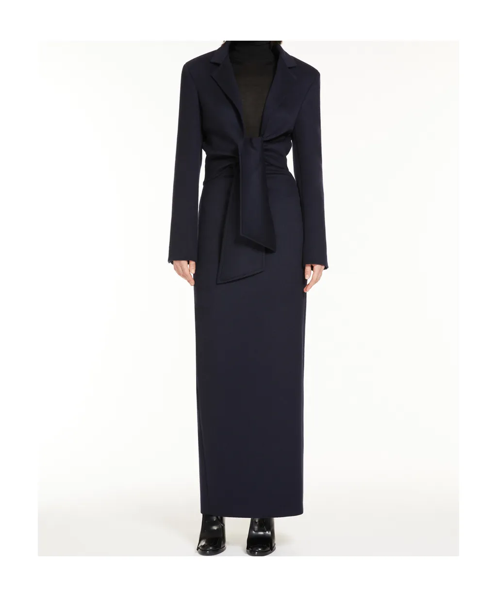 Sash Detailed Straight Hem Cropped Jacket