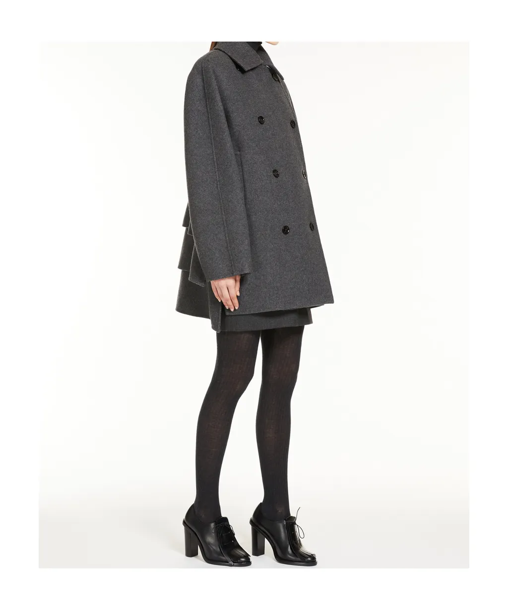 Wool Gabardine Mini Skirt