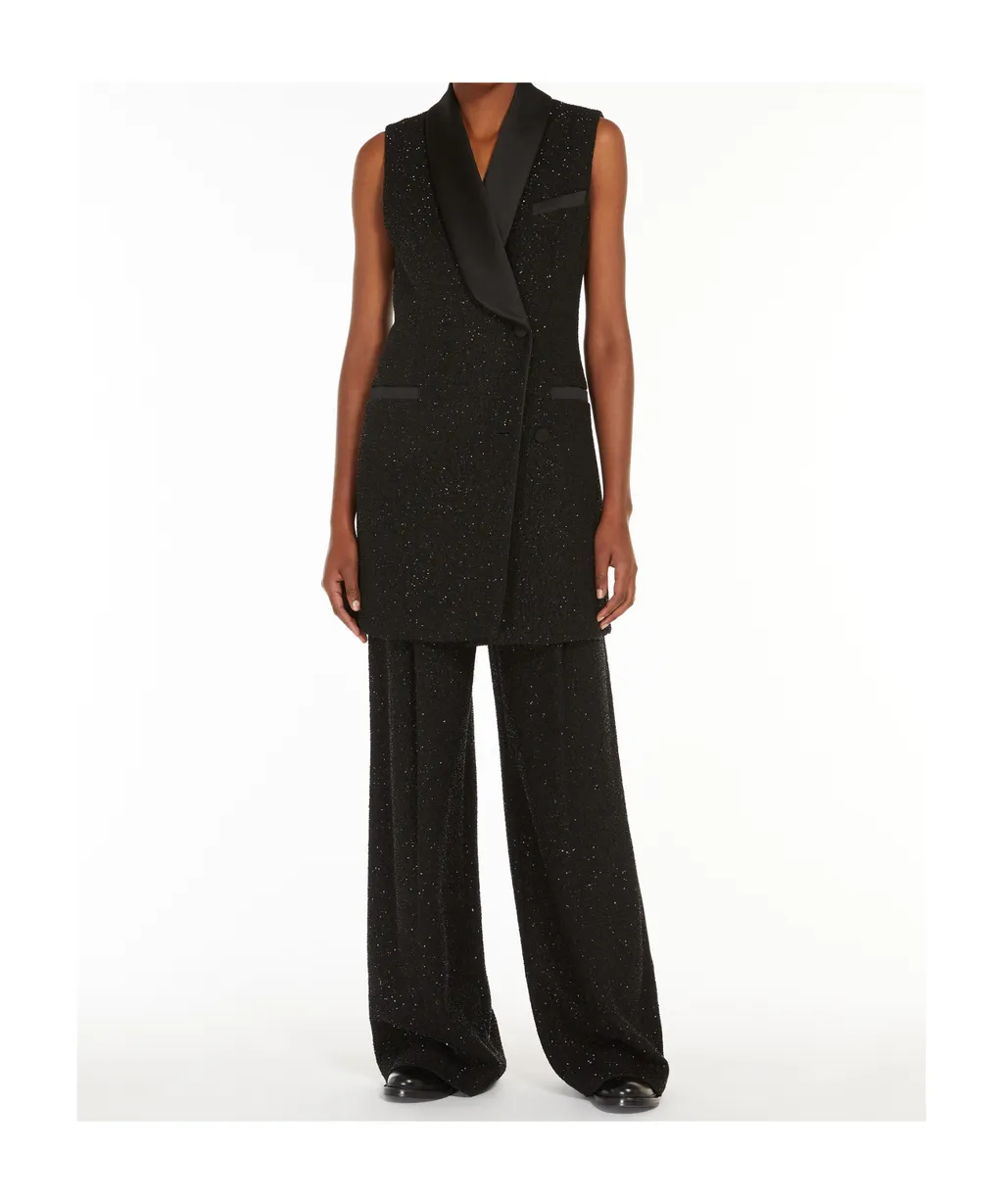 Sequin Embellished Straight Leg Pants