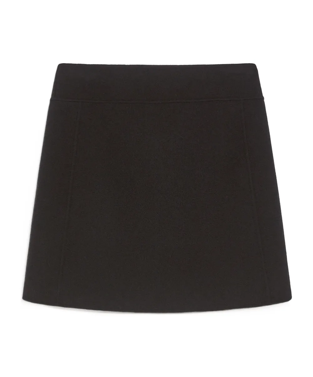 Straight Wool Skirt