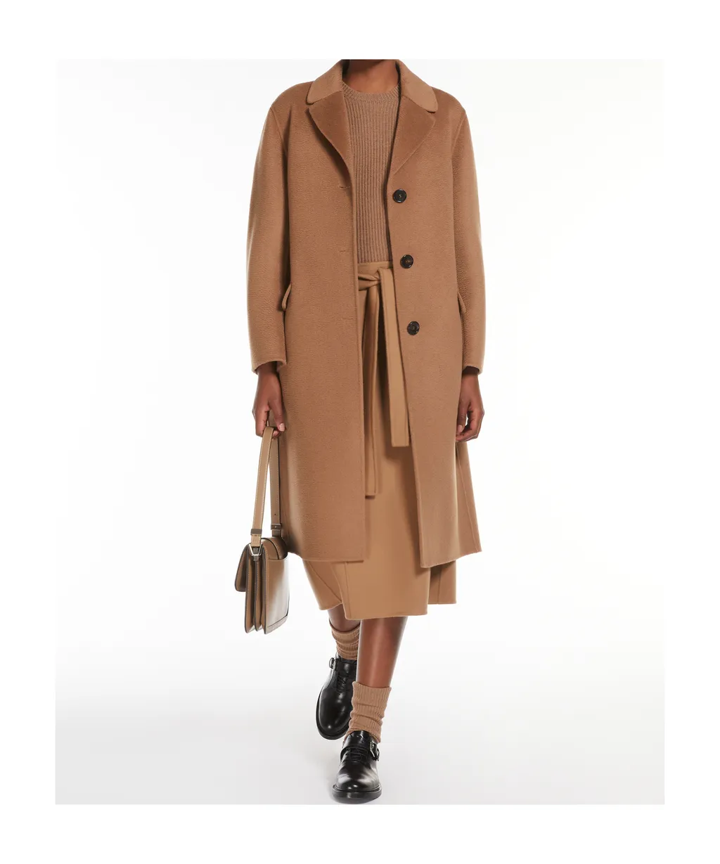 Wool Cashmere Medium Long Coat