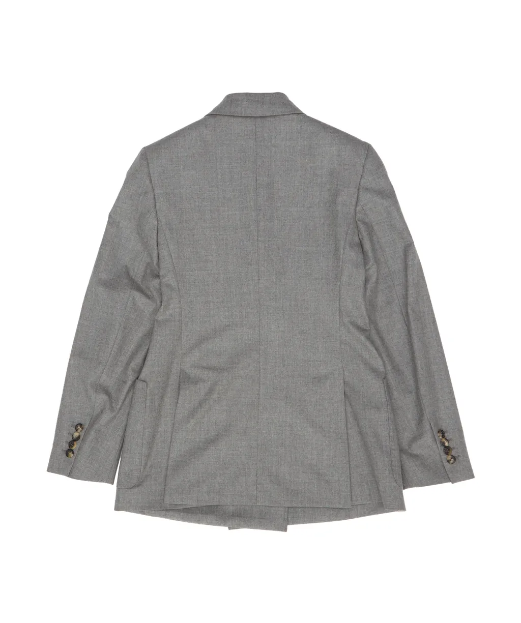Double-Breasted Long-Sleeved Jacket