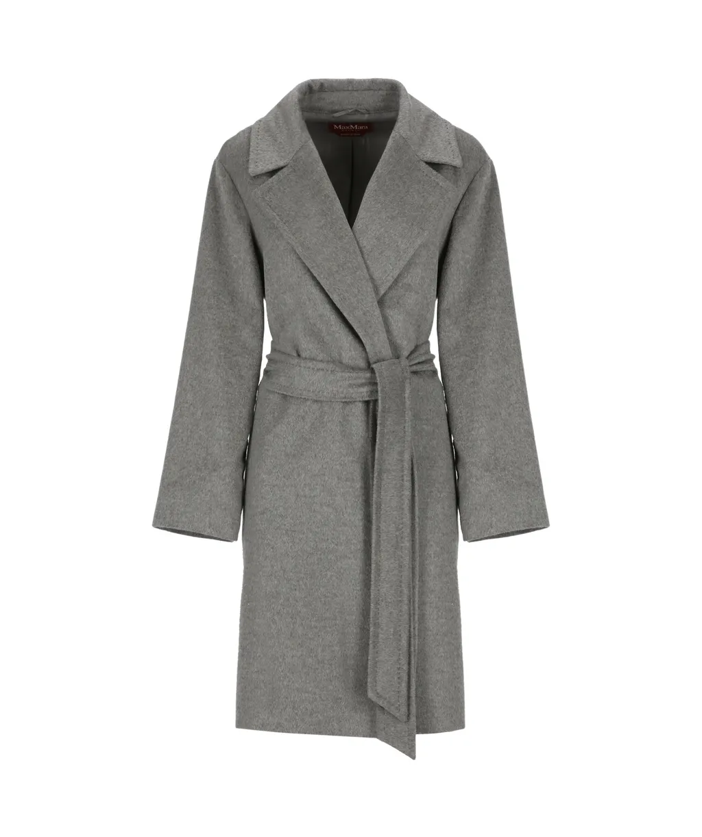 Belted Long-Sleeved Coat