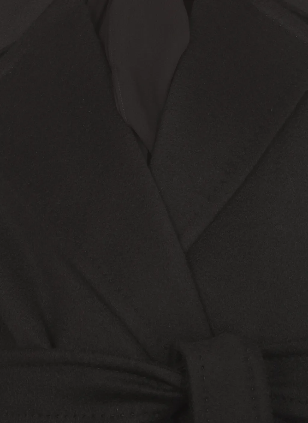 Belted Long-Sleeved Coat