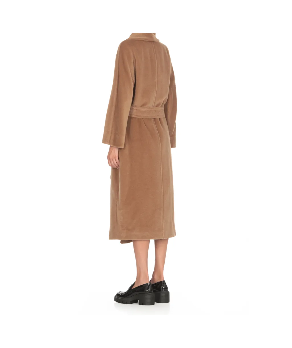 Belted Long-Sleeved Coat