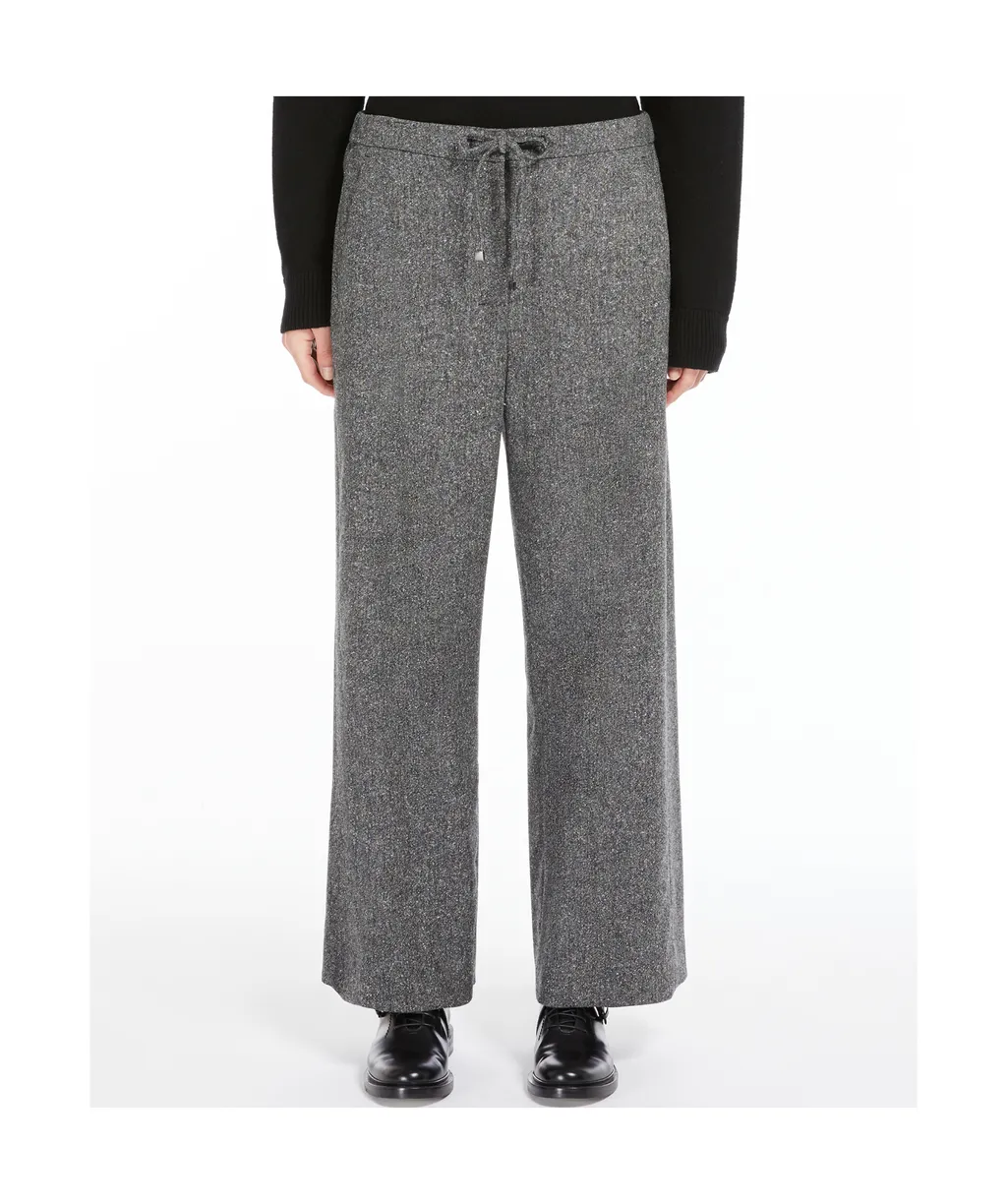 Mina Drawstring Cropped Trousers