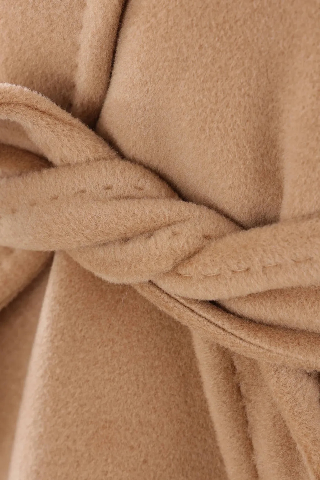 Belted Long-Sleeved Coat
