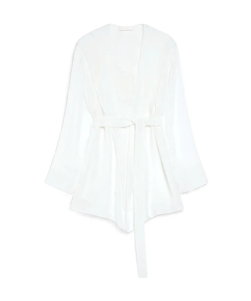 Hooded Chiffon Jacket